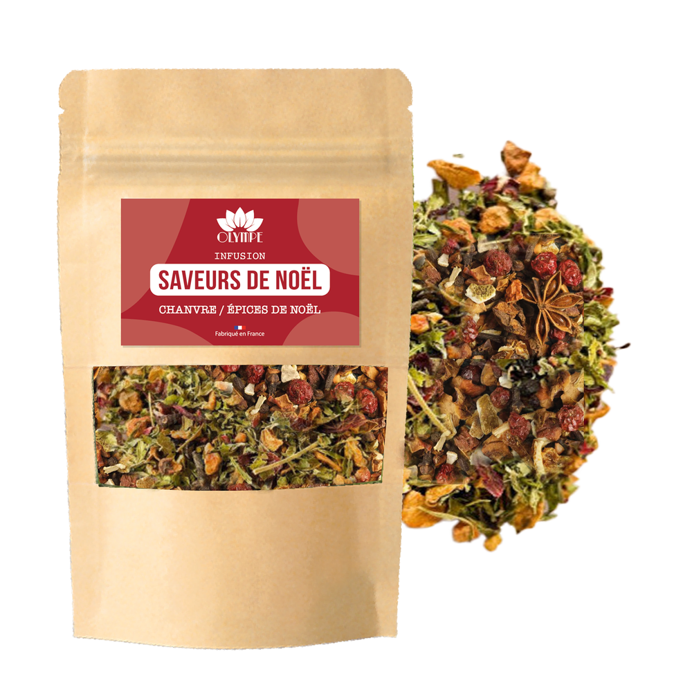 Infusion de Noël – Chanvre, pomme, orange & épices (édition limitée)