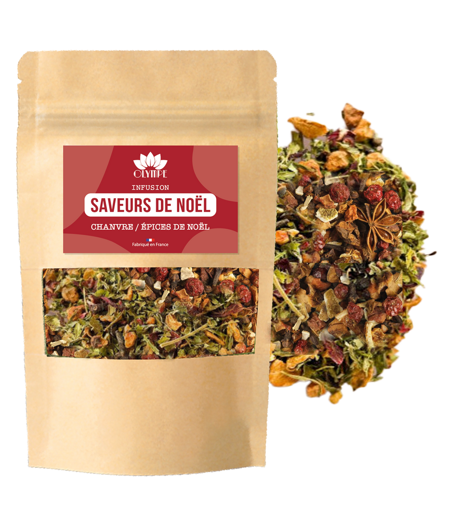 Infusion de Noël – Chanvre, pomme, orange & épices (édition limitée)