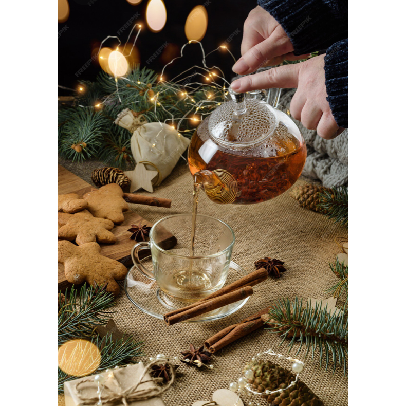Infusion de Noël – Chanvre, pomme, orange & épices (édition limitée)