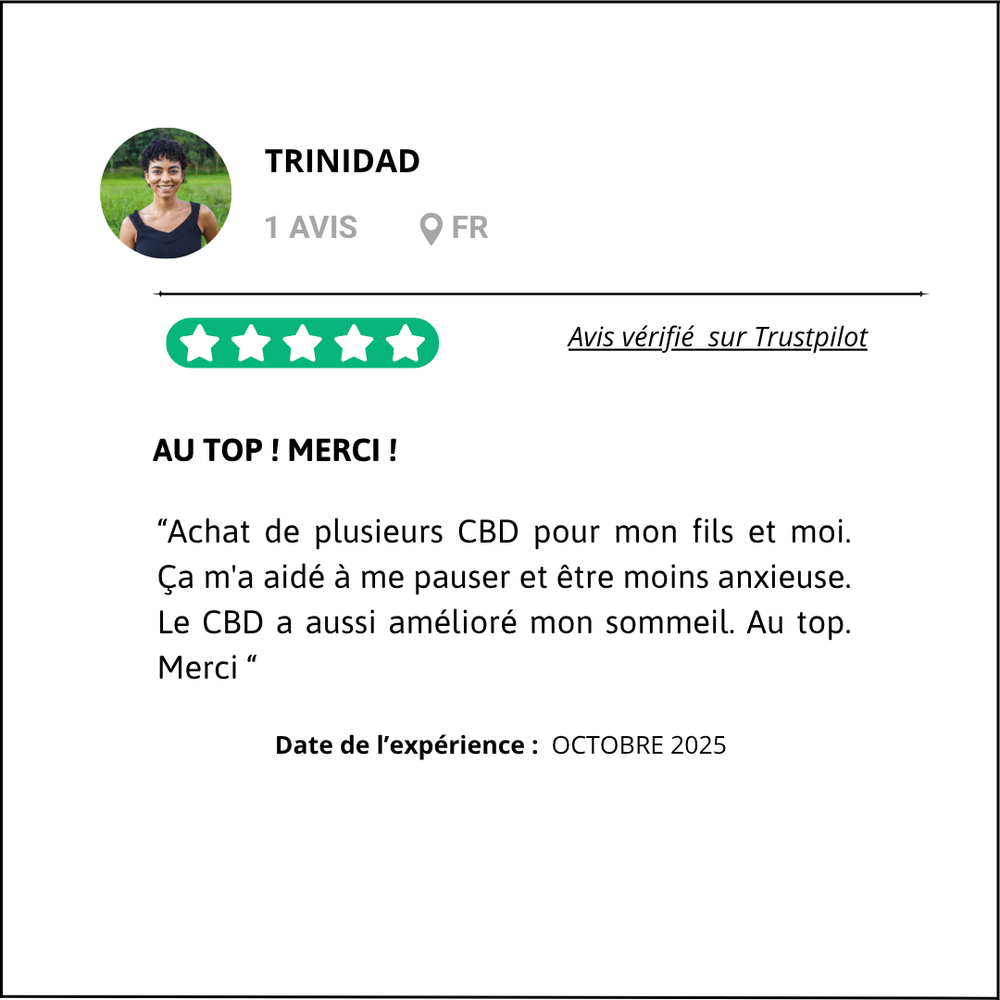 SPRAY ANTI STRESS CBD AVIS