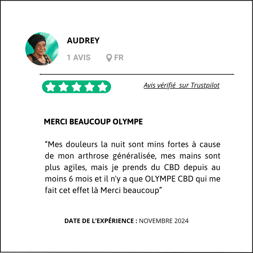 HUILE CBD CHANVRE AVIS