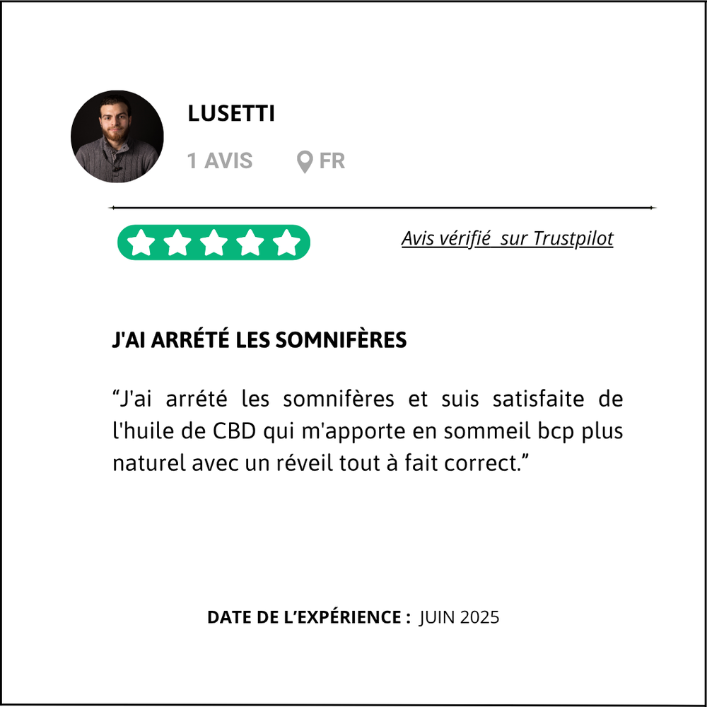 HUILE SOMMEIL AVIS
