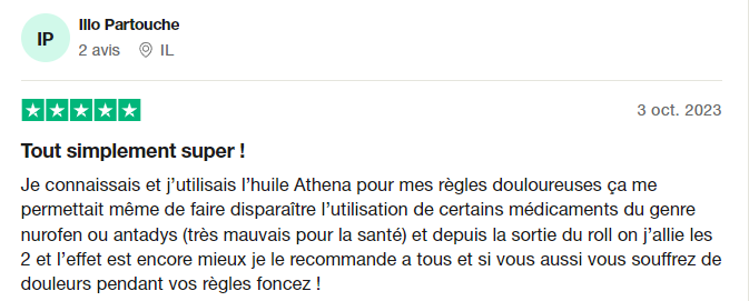 huile essentielle douleur regles avis