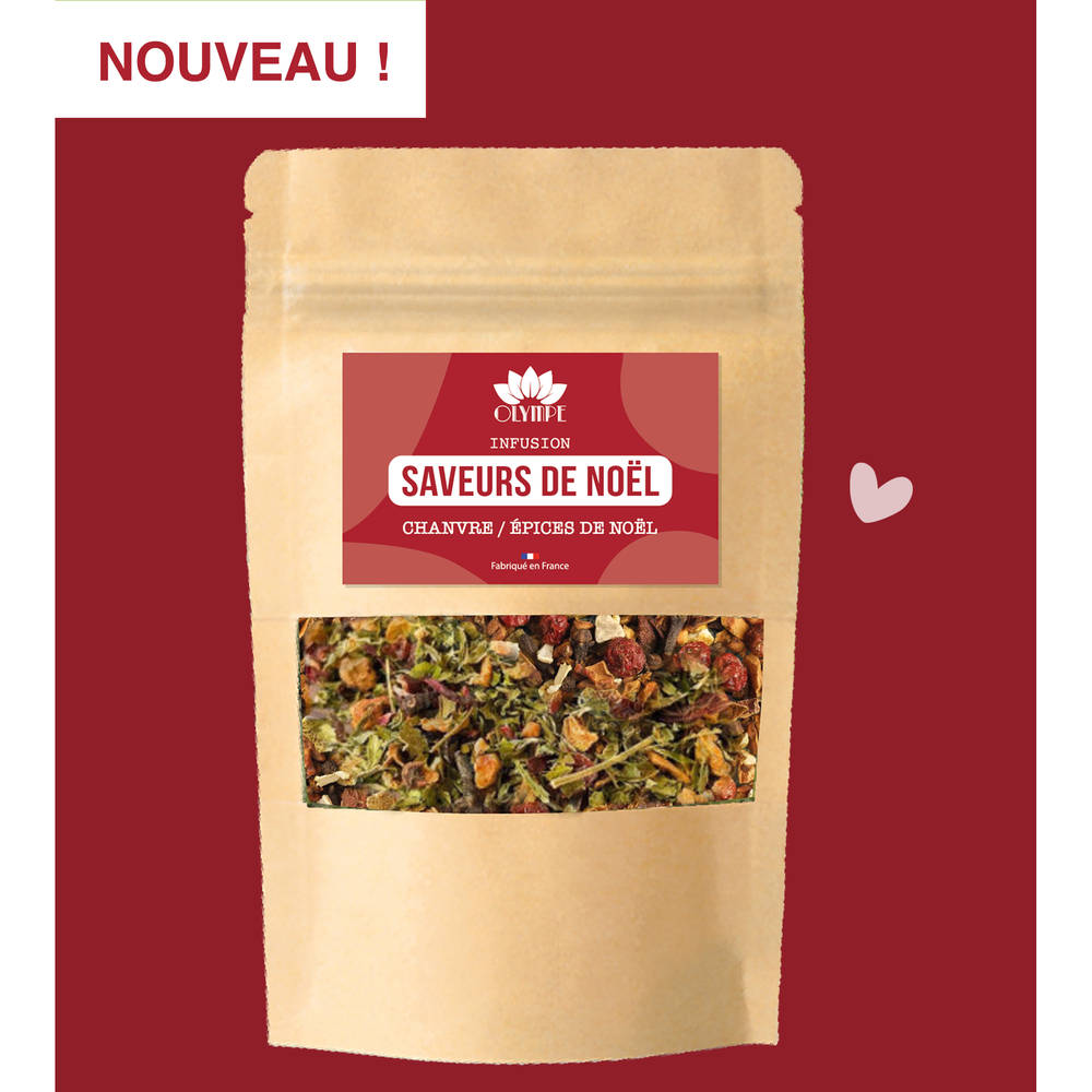 Infusion de Noël – Chanvre, pomme, orange & épices (édition limitée)