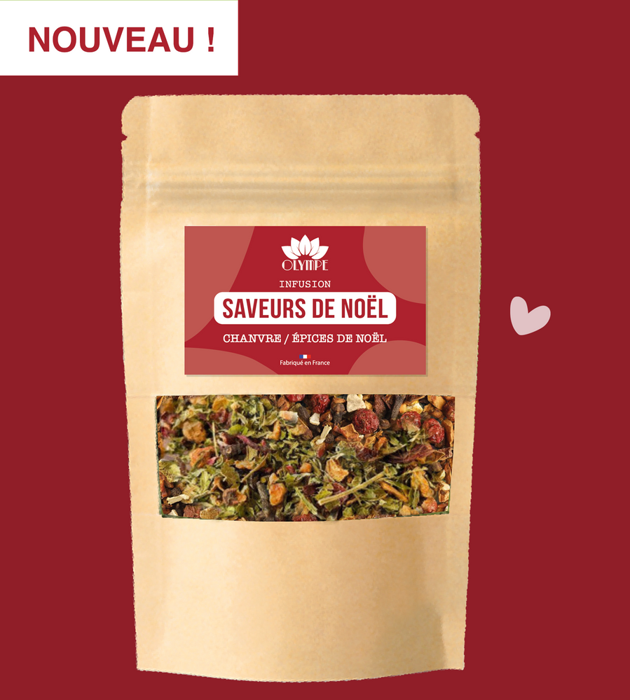Infusion de Noël – Chanvre, pomme, orange & épices (édition limitée)