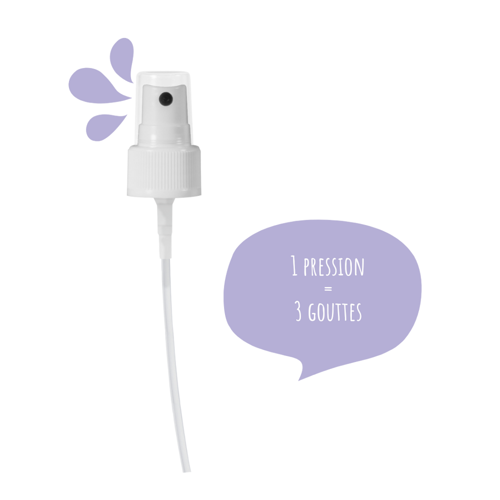 Spray pour huile sublinguale