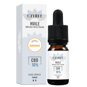 Huile de CBD 10% aromatisee 