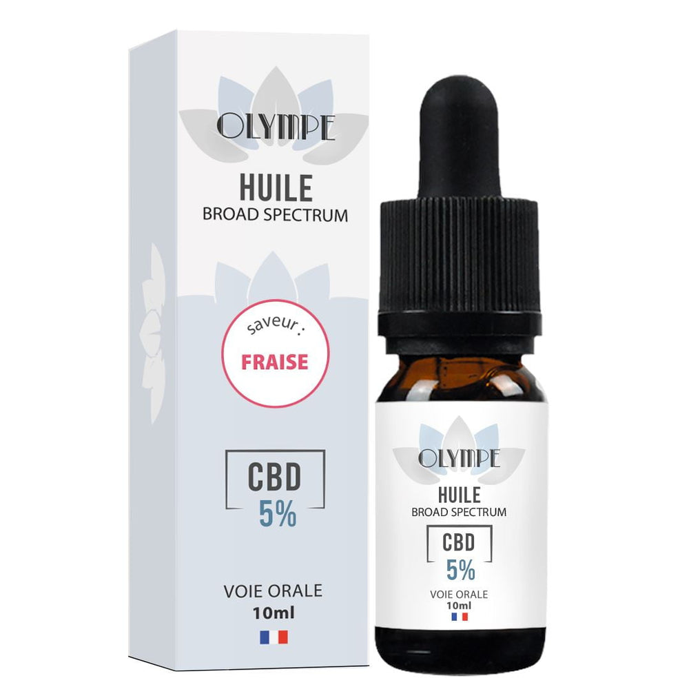 Huile de CBD Fraise 